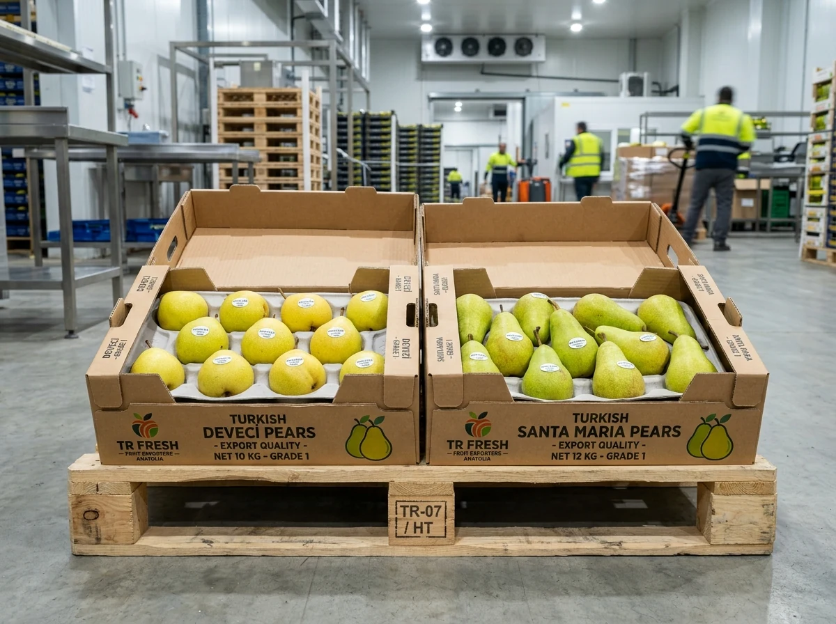 Turkish Pears (Deveci, Santa Maria, Ankara) export from Türkiye - Nilasya Global