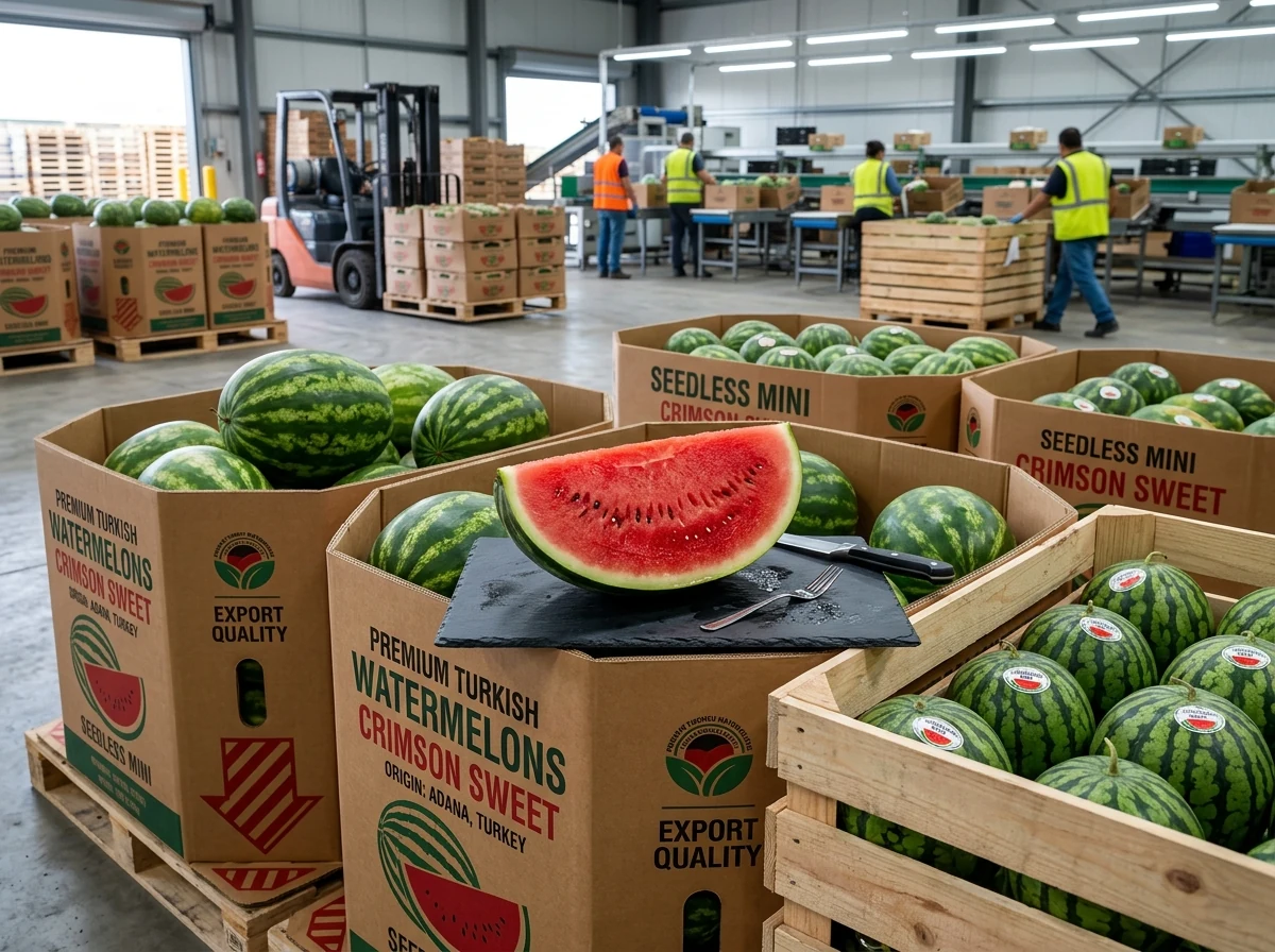Turkish Watermelons (Crimson Sweet, Seedless, Baby Tiger) export from Türkiye - Nilasya Global
